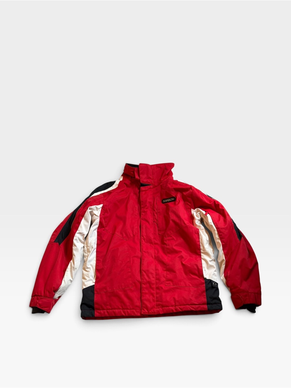 Karbon red, white and black boys, ski snowboard jacket good condition 12